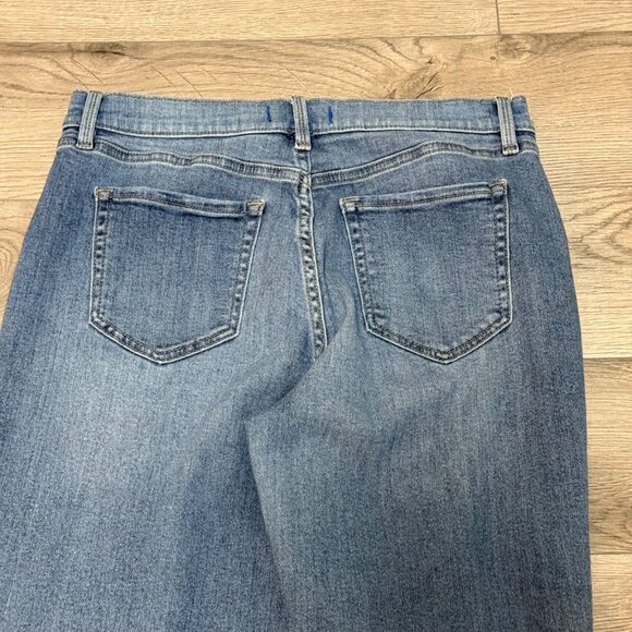 Studio Blue Distressed Ankle Jeans Straight Leg Ripped Up Womens Size 31 Denim - Picture 6 of 14